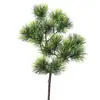 Galhos Artificiais de Pinheiro e Folhas de Bordo, Agulhas de Pinheiro Falsas, Bonsai de Pinheiro Tuia, Adereços de Jardinagem, Pinheiro Bonito para Receber Convidados, Fábrica Roxa
