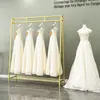 Perchero para vestidos de novia, expositor de ropa, perchero de pie para estudio, perchero dorado para tienda de ropa, tienda Hanfu