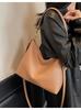 Bolsa Grande Capacidade Transfronteiriça Feminina Outono e Inverno 2025 Nova Bolsa Transversal Casual Texturizada Ombro Único Axila Bolsa Tote para o Dia a Dia