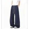 Pantalones de chándal Maison Margiela cleanfit scimitar para hombre otoño marca de moda pantalones pesados americanos pierna recta pierna ancha casual pantalones largos