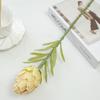 Arreglo Floral de Cardo Coreano Simulado para el Hogar Flor Decorativa Suculenta Flor Artificial Rama Larga Flor Cardo Decoración para Sala de Estar Planta Artificial