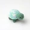 Pingente de Boneca de Crochê Popular Feito à Mão Transfronteiriço, Enfeite de Tartaruga Pequena de Crochê com Fio, Acessório de Pingente para Chaveiro Tricotado