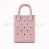 Bolsa de Playa Eva, Bolsa de Gelatina Colorida, Diseño Ligero, Minibolso DIY, Versátil y de Moda para Compras y Viajes Diarios