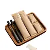 Escova de Dentes Descartável com Pasta de Dente Conjunto Hotel de Alto Padrão Papel Kraft Cerdas Macias Doméstico Recepção de Hóspedes Embalagem Individual Hotel Viagem
