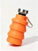 Garrafa de Água Dobrável de Silicone de Grau Alimentício, Copo Portátil para Viagem ao Ar Livre Esportes, 225ml/500ml