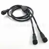 Conector Solar em Y tipo Ramo MC4 Conector de Ramo à Prova d'Água Um para Dois Plugue à Prova d'Água Plugue à Prova d'Água de Três Vias