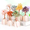 Fábrica por atacado todos os tipos de árvore de cristal natural ametista ágata home office decoração original cor de pedra forma tigela