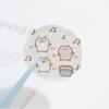 Pegatinas de Pegamento de Cristal Transparente Personalizadas Dibujos Animados Periféricos Estéreo 3D Impermeables Populares Pegatinas de Gelatina Personalizadas