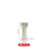 Macetero Ornamental de Columna Romana Europea Adornos de Boda Accesorios de Boda Base de Columna Decoración Retro para Jardín Patio Balcón