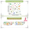 Pegatinas de Pared Personalizadas Transfronterizas con Elementos de Animales de Dibujos Animados para Sala de Estar, Dormitorio, Decoración de Pared de Fondo del Hogar, Pegatinas de Pared Autoadhesivas