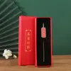 El Futuro es Prometedor Marcador Metálico Creativo Futuro Brillante Lista Dorada Marcador para Estudiante Estilo Chino Regalo Conmemorativo