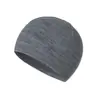 Gorro de Lã Inverno Quente Sem Aba Masculino Feminino Touca Skull Cap Leve Gorro Respirável Forro de Capacete