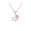 Collar de la suerte Sansheng para mujer plata de ley 999 nicho de lujo ligero 2023 nuevo regalo de San Valentín Qixi para novia