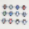 Simulación Taxi Avión Pequeño Mini Aleación Fuerza de Retroceso Dibujos Animados Avión Juguete Modelo Metal Hierro Avión Pequeño