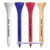 GF002 bambu colorido acessórios de golfe prego bola tee logo imprimível em estoque atacado transfronteiriço venda quente