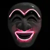 Máscara de Pegadinha de Halloween 2026 Máscara de Casa de Dinheiro com Luzes Máscara Brilhante Cosplay Periférico Adereços de Cinema e Televisão