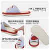 Zapatillas Casuales de Casa a la Moda Absorbentes de Sudor para Damas y Estudiantes Lindo Cuadros Manzana Roja Primavera y Verano Zapatos de Piso de Suela Blanda