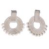 Aretes de mariposa creativos retro con temperamento de moda europea y americana acero inoxidable chapado en oro de 18 quilates anillo clásico aretes de pupa de cigarra mujeres