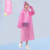 Capa de Chuva Longa Não Descartável Eva Capa de Chuva Grossa para Adultos Capa de Chuva Unissex Roupa para Exterior Poncho Portátil