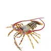Figura Realista de Bogavante  Modelo de Animal Marino del Océano de PVC Decoración Detallada de Vida Marina para Hogar, Oficina y Habitación de Niños Juguete Educativo para Niños y