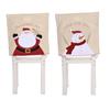 Zicheng Suprimentos Decorativos de Natal Novos para Idosos Boneco de Neve Capa de Cadeira de Linho Capa Criativa para Banco de Casa Suprimentos Festivos