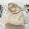 Bolso de Lona de Diseño Único con Cremallera Bolso a Cuadros para Mujer Nuevo Estilo 2026 Estilo Universitario Gran Capacidad Bolso Tote para Viajes Diarios