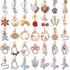 Accesorios colgantes DIY, llavero de dibujos animados, cadena para teléfono móvil, pequeño colgante, pulsera, collar, accesorios de regalo, joyería DIY