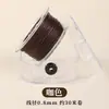 Cuerda Redonda Encerada en Caja para Manualidades Tejido a Mano Cuerda para Collar Cordón No Descolorante Cuerda de Cera para Pulsera Cadena para Colgar