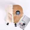 Gorro Estilo Lei Feng para Mujer, Forro de Felpa para Invierno, Engrosado, Cálido, Gorro de Algodón Protector de Orejas, para Motocicleta, Esquí, Gorro de Vuelo para Hombre, Calidez Invernal