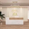Papel Tapiz de Rejilla Estéreo 3D para Decoración de Centros de Bienestar, Salones de Belleza, Salones de Uñas, Fondo de Pared de Recepción de Tiendas de Cuidado de la Piel