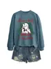 Tengo una muñeca holly Amazon eBay sitio independiente moda europea y americana sudadera personalizada para mujer cuello redondo