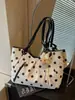 Bolso de lunares de diseño nicho estilo coreano para mujer, nuevo bolso tote casual de gran capacidad 2026, bolso de hombro para mujer para el trabajo
