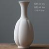 Underglaze cor cerâmica lisa branco flor louça cor pintura DIY branco branco vaso seco flor ornamentos Jingdezhen fábrica atacado