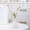 Jarrón Pequeño Hidropónico, Recipiente de Cerámica para Flores Frescas, Mini Jarrón Creativo, Adorno Pequeño, Arreglo Floral para Sala de Estar, Decoración del Hogar