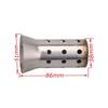 Tubo de Escape Modificado para Motocicleta Silenciador Regulador de Sonido Tubo de Doble Propósito Silenciador Núcleo de Contrapresión Reducción de Ruido