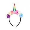 Vestuario de Escenario Accesorios para el Cabello Nueva Diadema de Unicornio para Niños Tocado Diadema de Dibujos Animados para Niñas Accesorios para la Cabeza