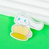 Broche Lindo de Perro Canela Periférico de Sanrio Insignia de Dibujos Animados de Acrílico Broche al por Mayor Decoración de Mochila Colgante Pequeño