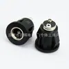 Enchufe de Alimentación DC DC-022E 55*21/25mm con Pines para Soldar Audio Negro Cargador de Corriente para Cassette