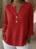 Amazon UE Comercio Exterior Ropa de Mujer Cuello en V Tejido Waffle Prendas de Punto para Mujer Color Sólido Casual Manga Larga Top Jersey