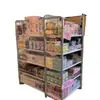 Estante de Exhibición tipo Isla de Gancho Premium de Doble Cara Minso Soporte de Exhibición Ajustable para Papelería y Mercancía de Tienda Departamental