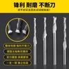 Shanghai Hao acero de tungsteno integral 3.175/4mm fresa espiral de doble filo para tallado de MDF madera maciza sin filo con fresa de 2 filos