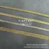 Materiales para manualidades: Hilo de Oro Tejido, Cinta de Seda Dorada, Cinta Plana Entrelazada, Vestido, Zapatos, Sombreros, Bolsos, Cinturones, Accesorios de Ropa DIY
