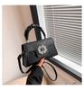 Bolsa Pequena Quadrada Diamante Moda 2024 Nova Guofeng Gem Bolsa Feminina Estilo Ocidental Texte Shoulder Crossbody Bag