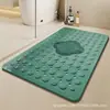 Alfombrilla antideslizante para baño mejorada y engrosada, PVC ecológico, sin olor, para bañera de niños, ducha, puntos de masaje, barrera de agua