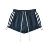 Pantalones Cortos Deportivos de Correr con Dos Barras para Mujer, Ropa Exterior de Verano, Diseño Atractivo para Chicas, Pantalones Casuales con Cordón, Pantalones de Tiro Bajo Atractivos