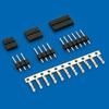 Especializada na produção de DuPont 2.0 terminal de fiação de fileira dupla terminal de pino conector de 15 bits