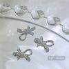Lz celebridad de internet uñas de circón joyería al por mayor en estilo lujo cadena de diamantes para uñas lazo oso encantador inteligente