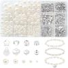 15 1000 Piezas Cuentas Espaciadoras Pentagrama Perla Destacada Accesorios Set Hecho a Mano DIY Pulsera de Cuentas Pendientes Collar