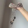 Collar Estilo Bohemio Étnico con Diseño de Borla Metálica, Largo, De Aspecto Elevado, Retro, Desgastado, Cadena para Clavícula de Alta Resistencia