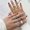 Anillo de Plata de Ley S925 Versión Coreana para Mujer, Diseño de Nicho con un Estilo Minimalista Fresco, Anillo Abierto Ajustable